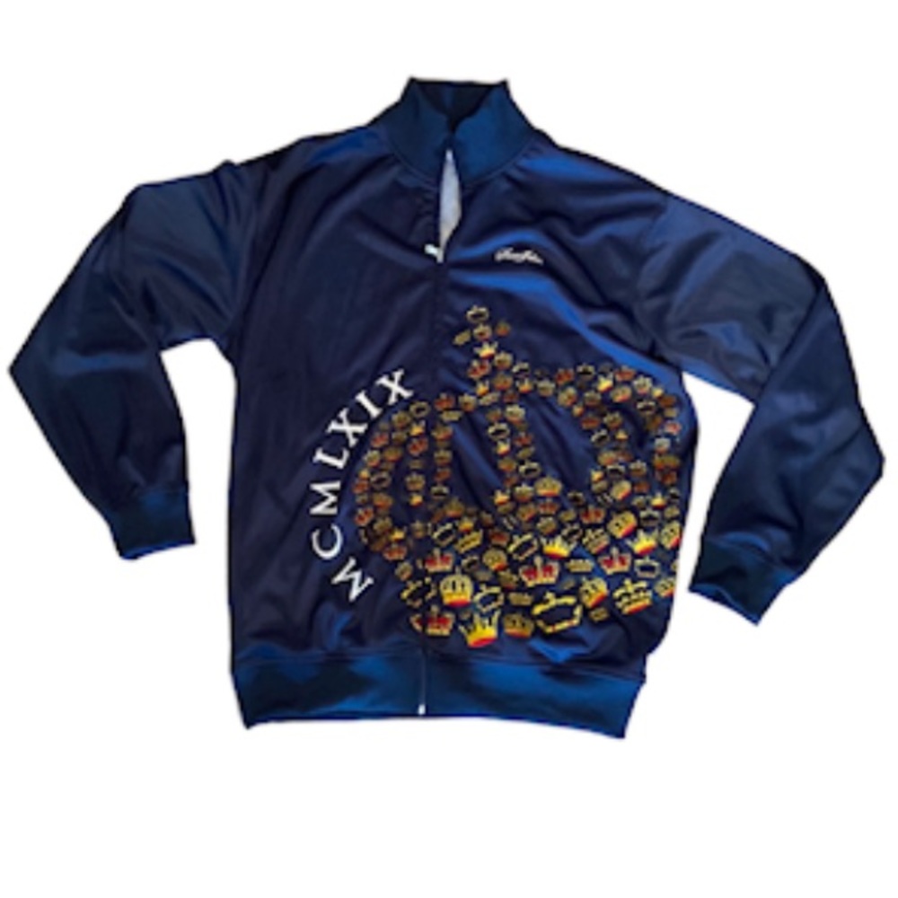 Vintage Sean “Diddy” John Embroidered Crown King Royalty MCMLXIX Zipped Jacket